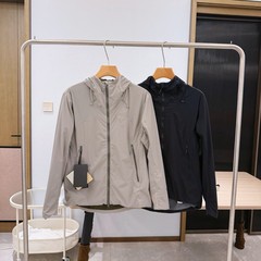 091707 秋季新款男女款户外防风防水休闲运动连帽夹克外套上衣