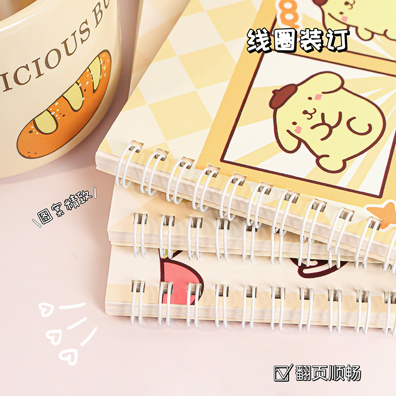 Cuaderno de bobina de dibujos animados A5 Cuaderno de dibujos animados