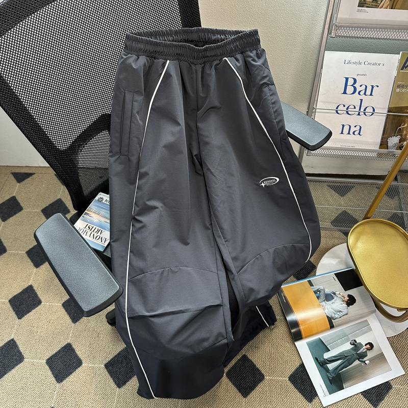 Men's American-style functional pants spring and autumn outdoor quick-drying overalls fashionable brand ins loose casual wide-leg pants