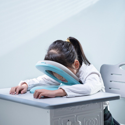 Nap Pillow, Supine Pillow, Elementary School Student Desk Cushion, Nap Gadget, Supine Pillow, Portable and Foldable Children's Nap Pillow