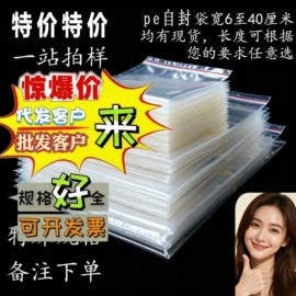 塑料自封袋;塑料食品袋;塑料服装袋