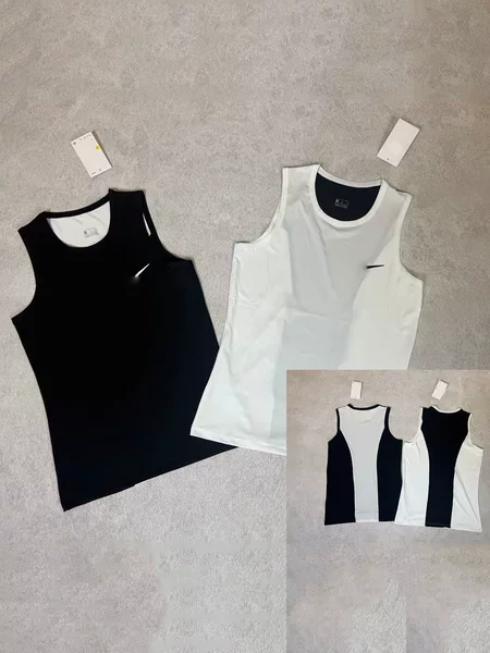 High-quality, low-price men's quick-dry tight-fitting sports vest, high-elasticity sleeveless tank top for sports training