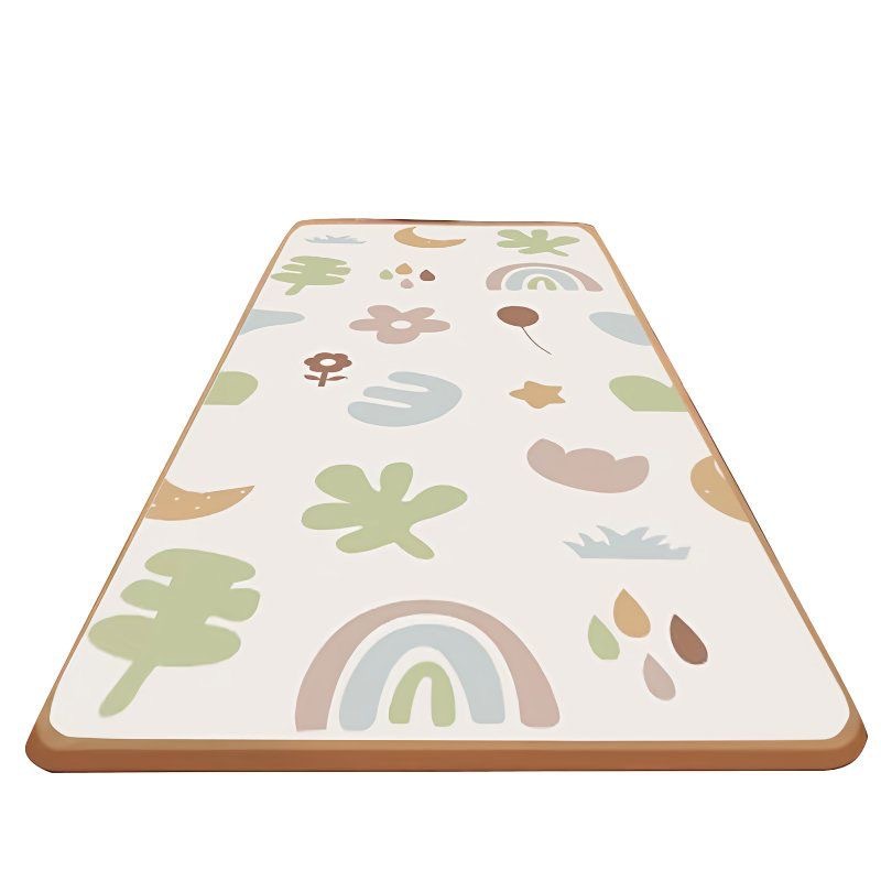 Cojín de cama para bebés, estera de piso a prueba de caídas, estera de rastreo de tamaño súper grande para niños pequeños, estera de rastreo de formaldehído para bebés.
