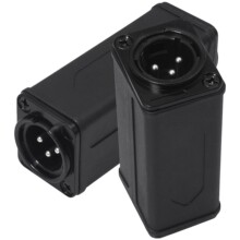 ��Ʒ�羳ֱͨ3Pin XLR Male To Male���l���r������DMX�ӿ��D�Q�^