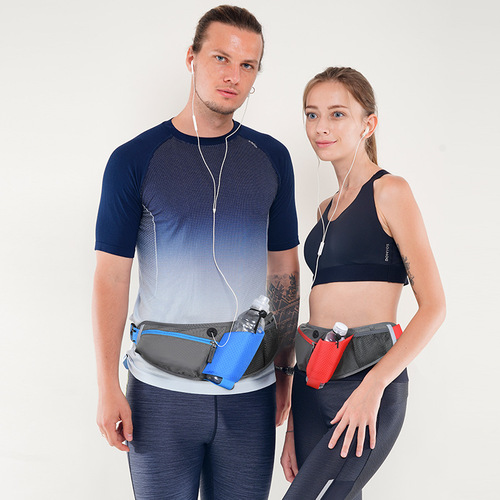 Cross-border multifunctional fitness water bottle waist bag marathon belt bag waterproof outdoor running sports mobile phone waist bag