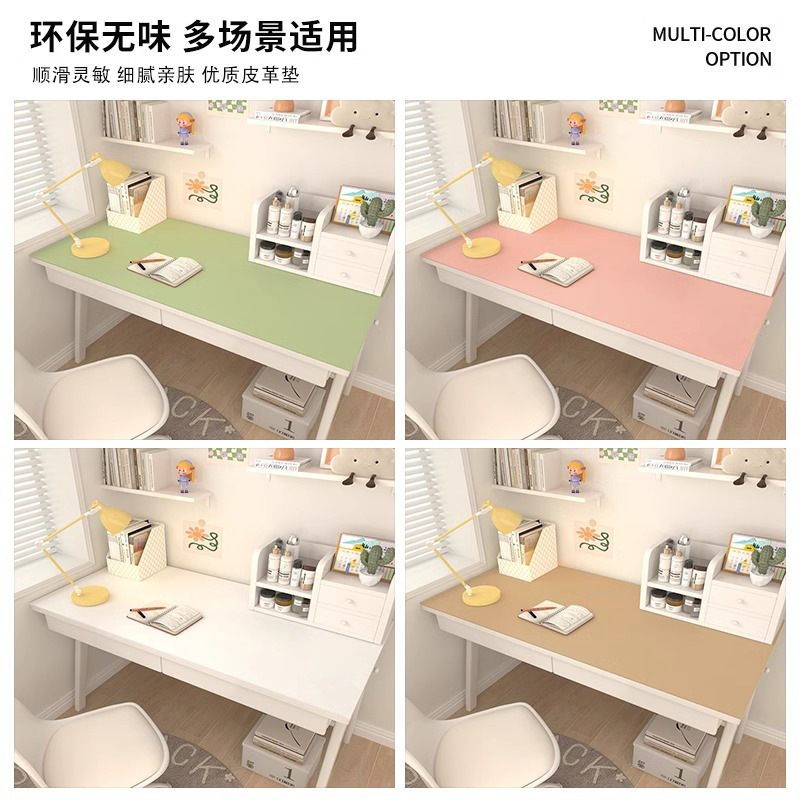 Cojín de escritorio de red cojín de escritorio de cuero cojín de escritorio de comedor impermeable a prueba de aceite mesa de té de computadora blanca de escritorio de estudiantes tela de mesa de PVC