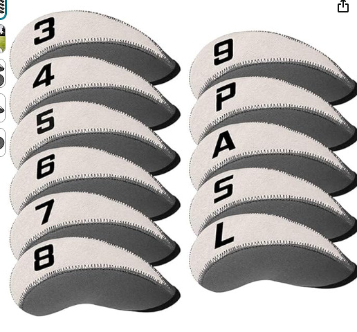 Sin ventana 11 juegos de tapas de palos, juegos de palos, juegos de palos, juegos de hierros de golf digital, juegos de palos, protección