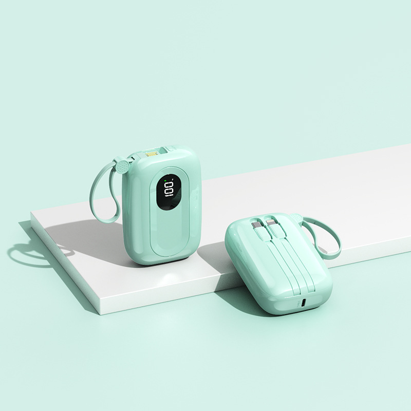 クロスボーダー卸売り22.5W超高速充電宝10000ミリアンペアプレゼント自帯線移動電源カスタムロゴ|undefined