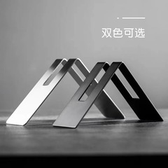 Stainless steel filter paper holder v60 hand-brewed coffee filter paper holder conical fan-shaped bar coffee shop filter paper storage rack