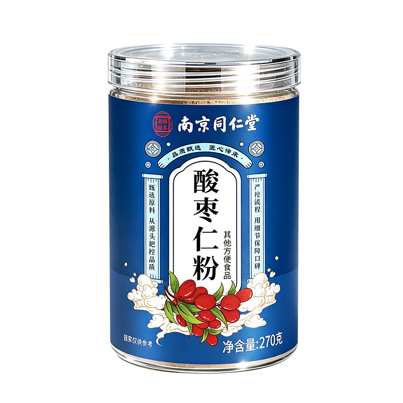 Sour Jujube Seed Powder Suan Zao Ren Fen Nutty Flavor Instant Drink Mix 270g specifications