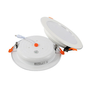Round aluminum clothing store hotel engineering ceiling lamp 5w7w12w barrel lamp embedded hole lamp thin led Downlight