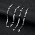 4.4*60cm Steel Color NK Chain