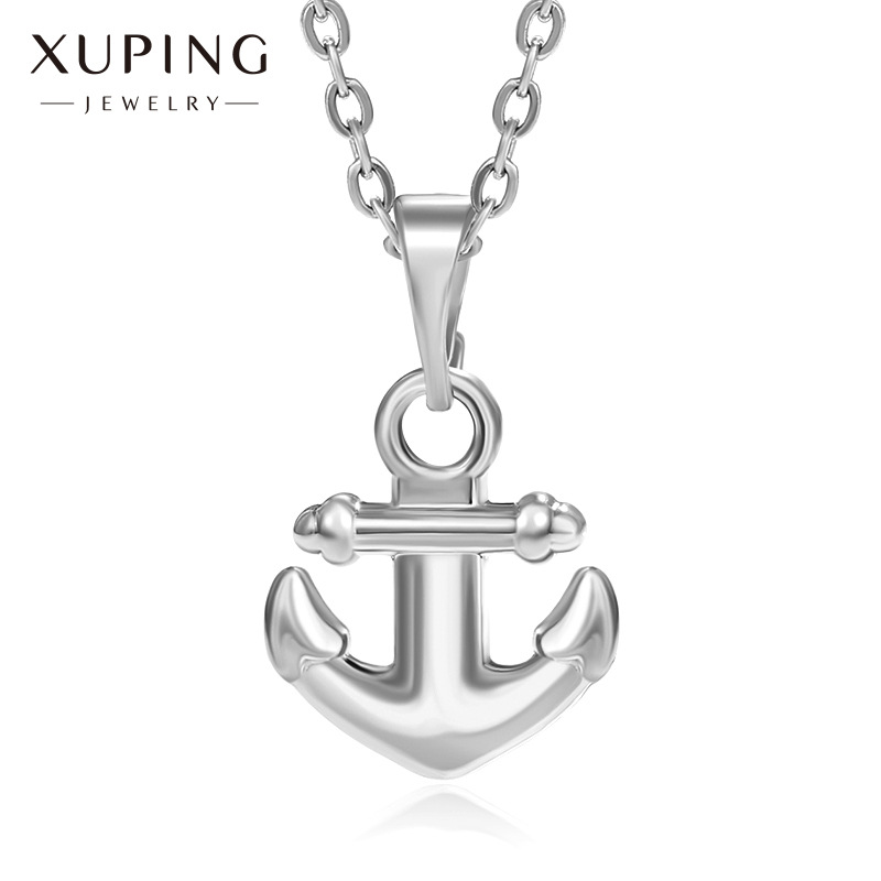 Xuing joyería transfronteriza Collar personalizado accesorios de la joyería de los hombres de la aleación Cruz Ancla Colgante de mujer al por mayor