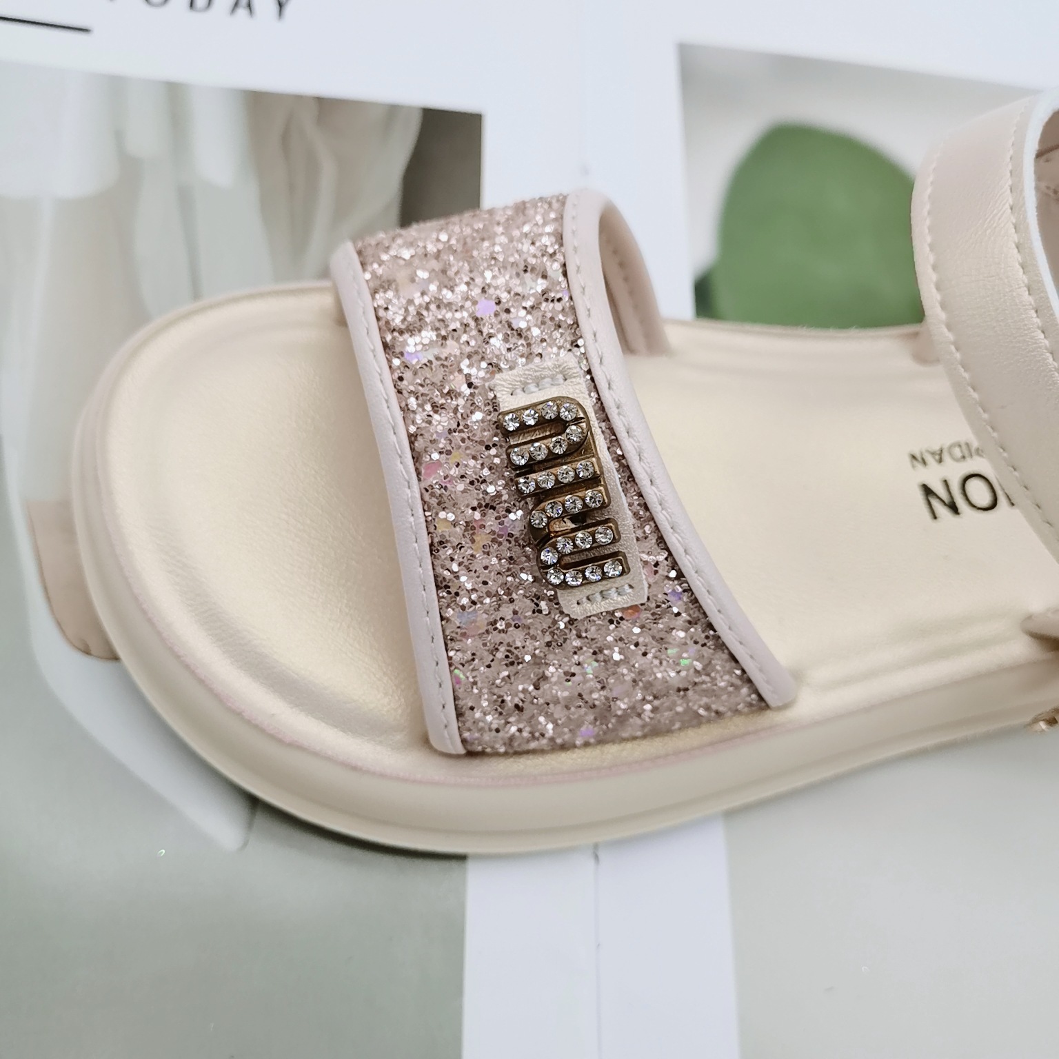 32-37 Tamaño de sandalias para niños, zapatos de princesa de verano, zapatos de princesa de verano, zapatos de princesa de estilo extranjero