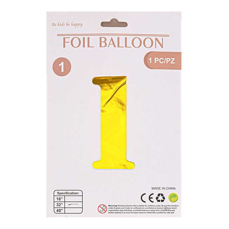 32 pulgadas Tarjeta de papel digital OPP globo de embalaje independiente fiesta de cumpleaños ambiente decorativo globo