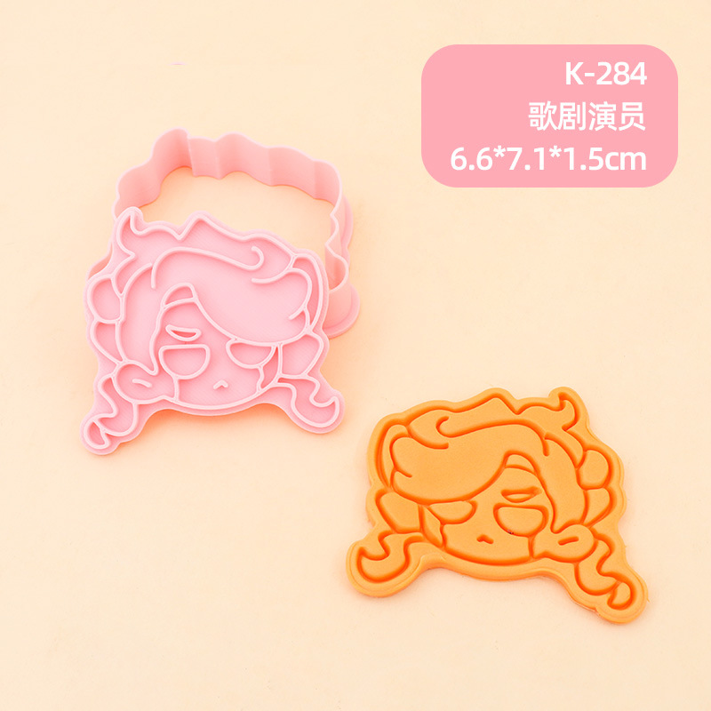Juego de Moldes para Galletas 3D Personajes de Anime de Plástico para Repostería image 55
