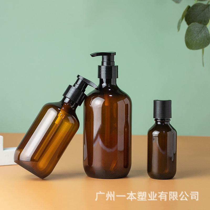 院装大容量洗护塑料瓶洗发水护发素瓶沐浴露瓶按压乳液分装瓶