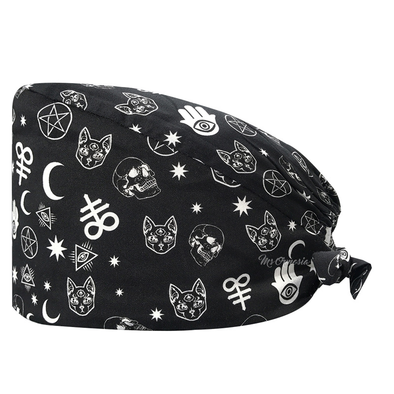 Enfermera sombrero conejo lindo patrón de dibujos animados europeo y americano Venta caliente doctor trabajo sombrero a prueba de polvo tapa quirúrgica AliExpress