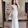 夏季法式波点海边连衣裙