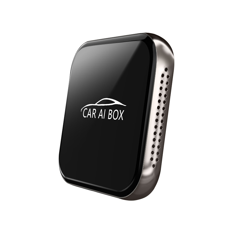 Four-in-one car wireless CarPlay box, wired to wireless, Android and Apple screen mirroring and interconnection module