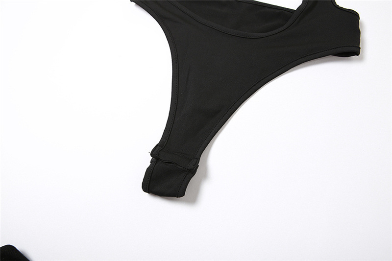 Sexy Sports Back Tight Cropped Outfit Solid Color Sexy Figure Flattering Jumpsuit 14 Sexy Sports Back Tight Cropped Outfit Solid Color Sexy Figure Flattering Jumpsuit
