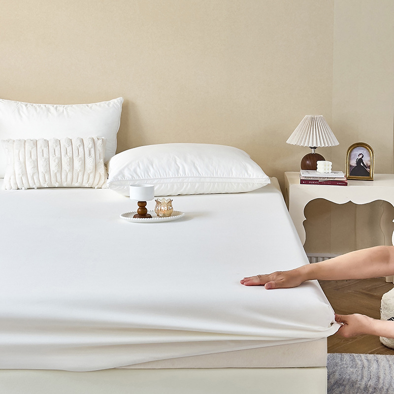 Cama de clase A para madres y bebés cubierta de cama de una sola pieza cubierta de cama de algodón lavado todo incluido cubierta de colchón de cama Simmons cubierta de polvo de tres piezas