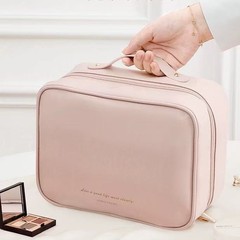 化妆包大容量女2025新款分区收纳便携式外出护肤品收纳袋超火高奢