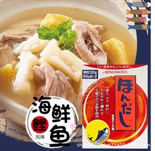 日本进口味之素鲣鱼木鱼素汤锅料增鲜柴鱼粉海鲜味料理调味料120g