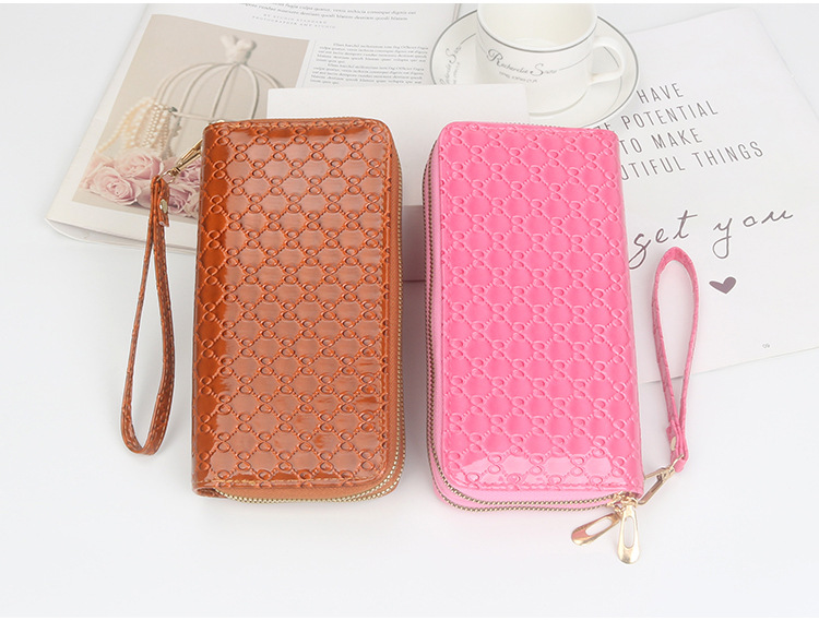 Women's Solid Color Pu Leather Zipper Wallets display picture 3