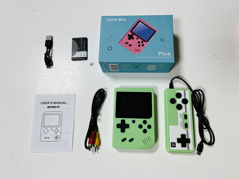 Consola de Juegos Portátil Retro Macaron 400 en 1 500 en 1 800 en 1 para Regalo y Juegos