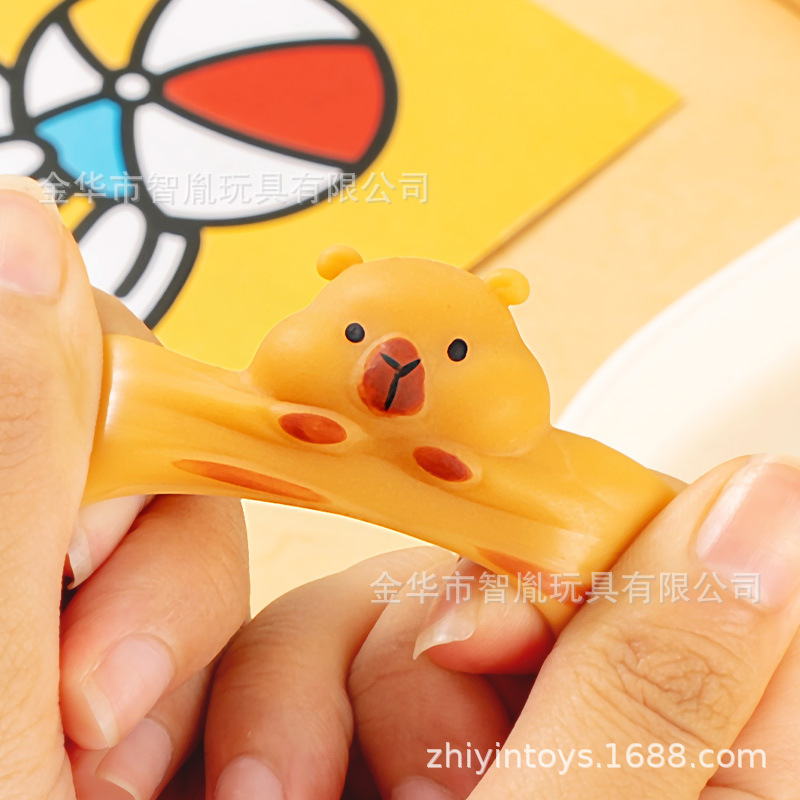 国境を越えた売れ筋カピバラピンチカピバラ減圧ピンチかわいい動物新しい子供のおもちゃ団子卸売|undefined