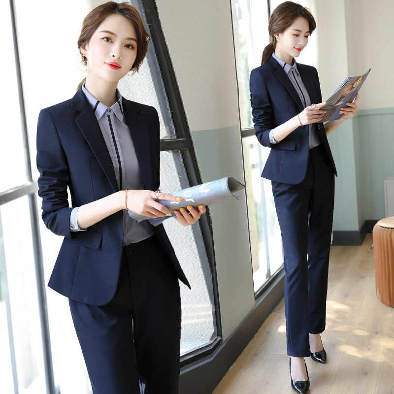 President's Business Wear Temperament Goddess Fan Dress Workplace Suit suit Women's Spring Autumn and Winter Korean Fashion Work Clothes