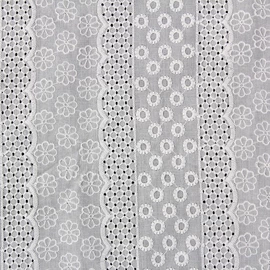 绣花布;色织、提花布;涤棉混纺