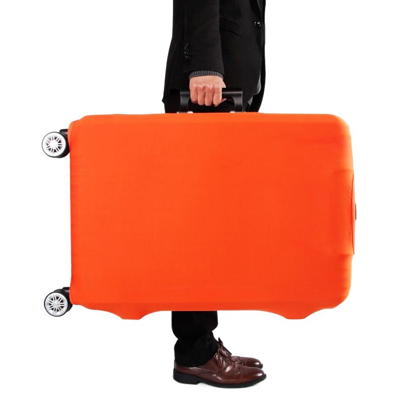 Popular Plain Color Luggage Cover, Trolley Case Protective Cover, Dustproof and Scratch-Resistant Suitcase Cover, High Elasticity Travel Suitcase Cover, Storage