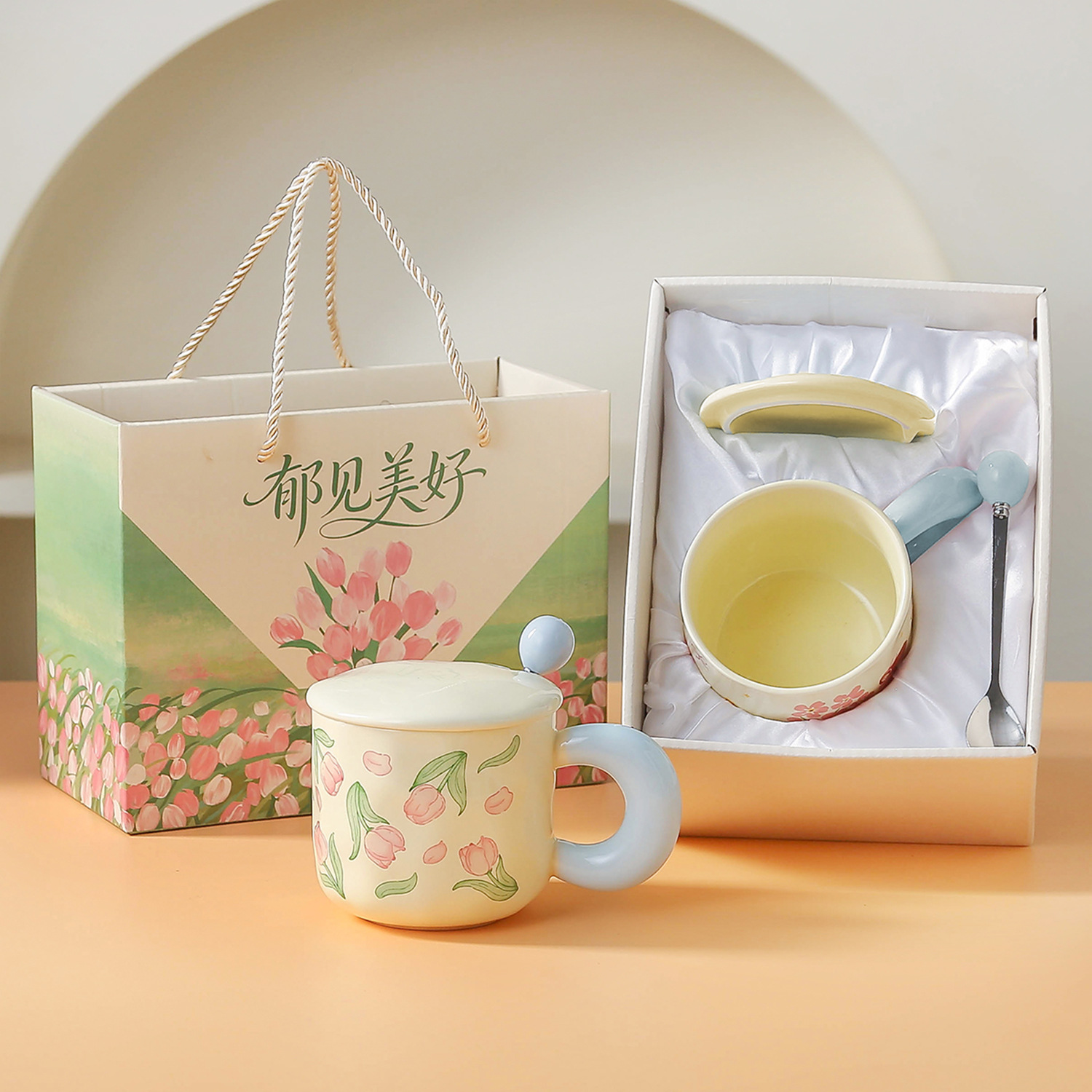 Día de San Valentín regalos de cerámica tazas de regalo de alta calidad tazas de regalo prácticas para abrir compras empresariales image 10