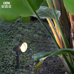 LED projection light to the lamp Garden community garden tree decorative lamp outdoor waterproof 7 color lighting landscape lamp