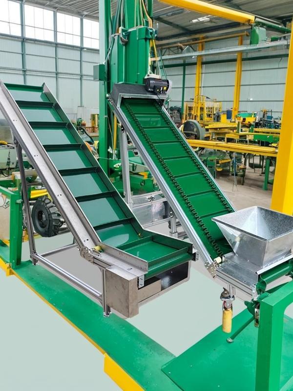 小型传送带皮带输送机爬坡机流水线升降上料机裙边挡板皮带提升机