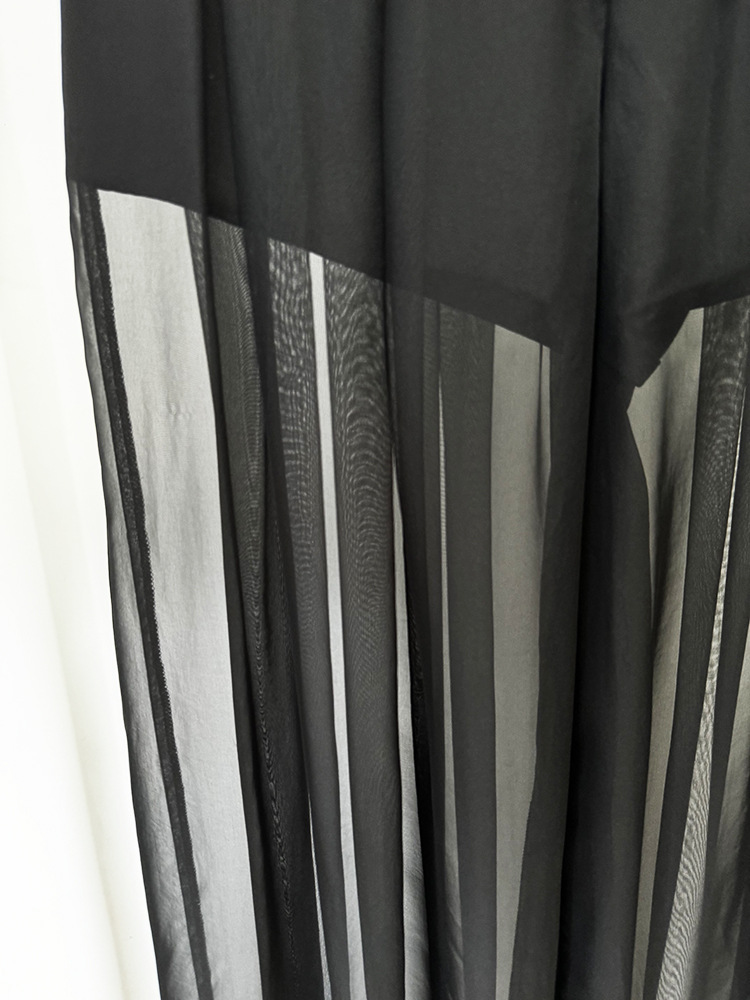 Spring Stars Mesh Patchwork Heavy Industry Beads Blazer Chiffon Trousers Two Piece Pant Sets 17 Spring Stars Mesh Patchwork Heavy Industry Beads Blazer Chiffon Trousers Two Piece Pant Sets
