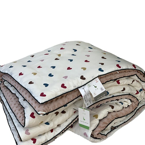 Exported to Korea ins double beanie quilt pure cotton warm velvet quilt core thickened autumn and winter quilt washable quilt core wholesale