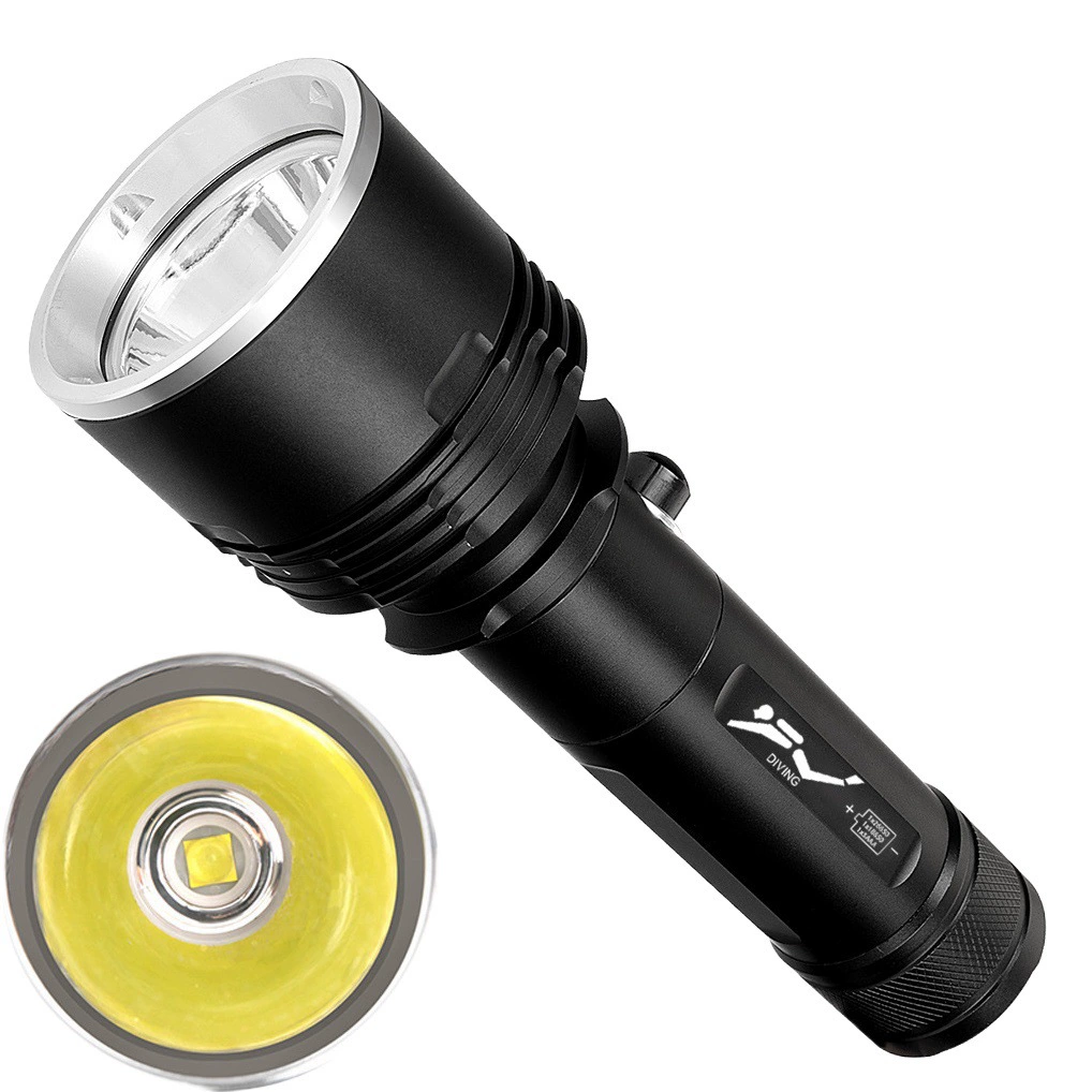 Новый открытый дальний свет P70 сильный свет погружной фонарик трансграничное мощное освещение подводного зонда завод прямых продаж