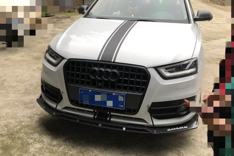 Suitable for Old Audi A3 A4L A6 Q3 Front Shovel Front Lip Spoiler Size Surround Modification and Decoration Anti-Collision