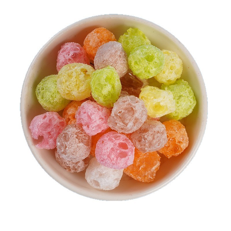冻干糖果冻干橡皮糖网红零食儿童零食礼物糖果软糖彩珠造型糖果|undefined