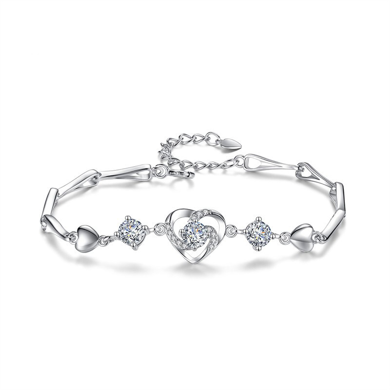 사랑 팔찌 (화이트 다이아몬드)