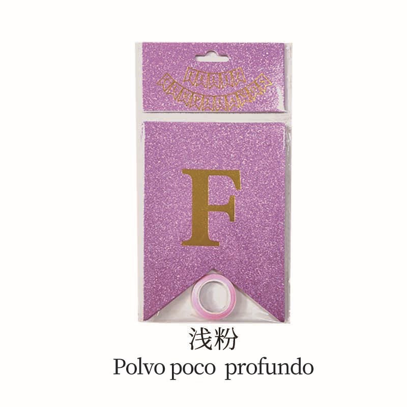 Bandereta Dorada Española Rosa