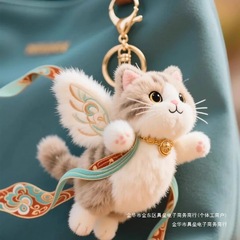 超可爱小猫萌宠包包挂件超萌钥匙扣可爱毛绒玩偶装饰礼物送朋友