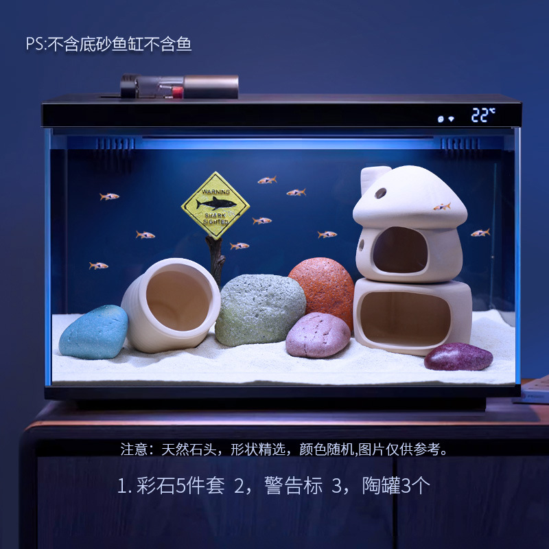 Juego de paisajismo de pecera inteligente de generación de Xiaomi, paquete completo, decoración, paisaje ecológico sudamericano, rocalla de coral