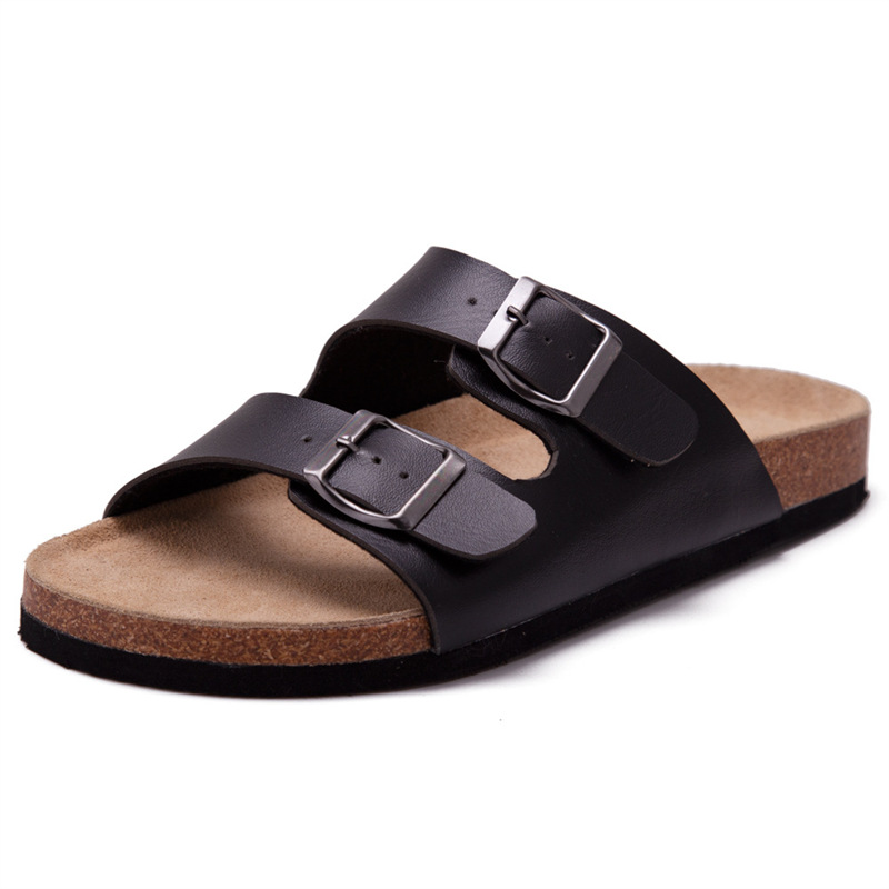 Summer Cork Sandals For Men Beach And Outdoor Wear Large Sizes_voghion.com