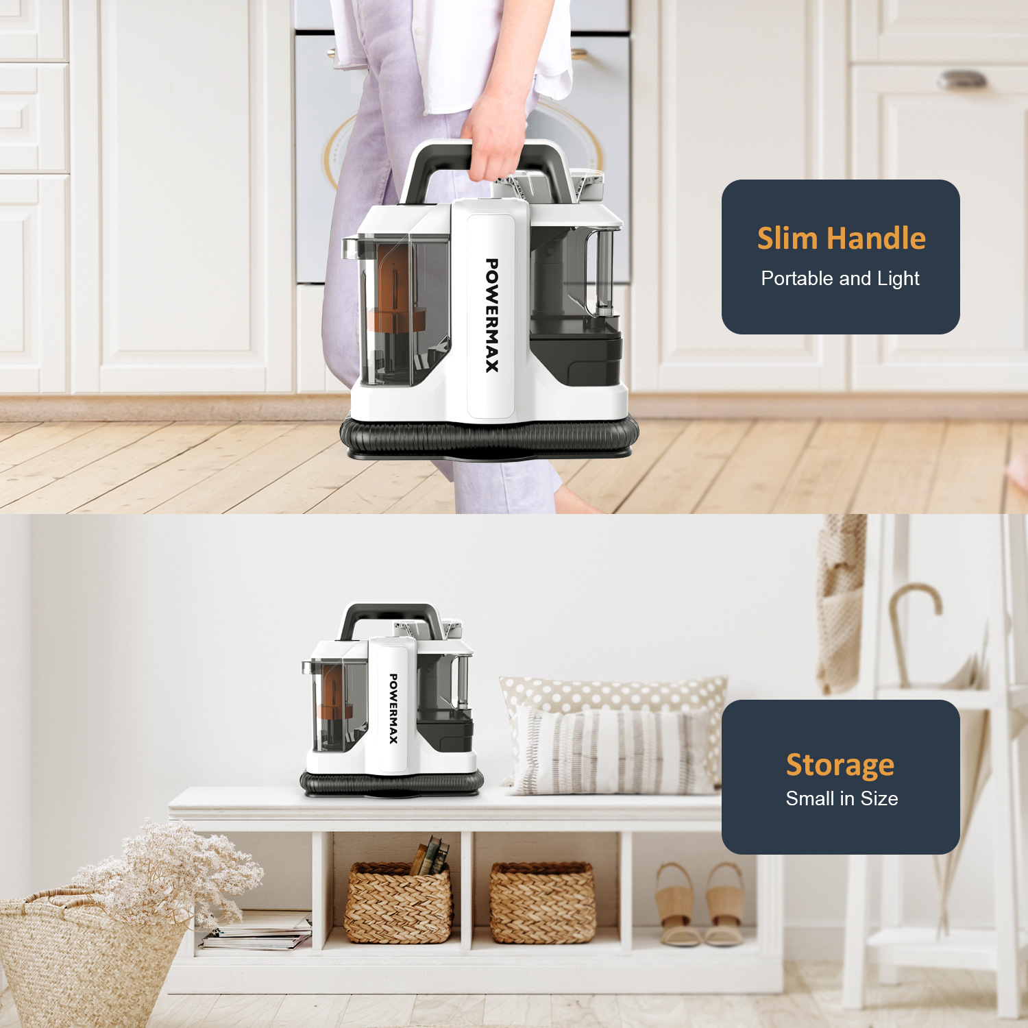 Máquina de limpieza de telas, pulverización y succión integrada W05, lugar de comercio exterior transfronterizo, manta para el hogar, cortina, máquina de limpieza de doble tanque de agua