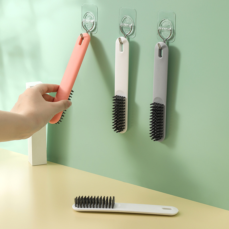 Household Plastic Long-handled Soft-bristle Shoe Brush Artifact Multi-functional Laundry Shoe Wipe Decontamination Cleaning Brush Clothing Brush