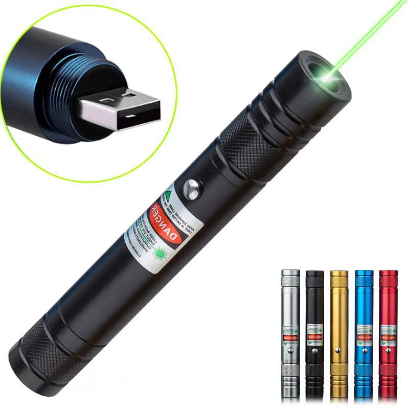 710USB rechargeable green light red light starry sky laser pointing…